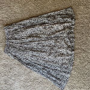 Animal print skirt